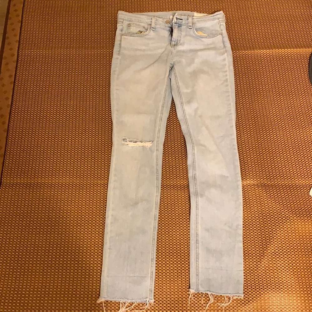 Rag & bone skinny jeans.